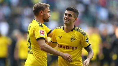Christian Pulisic scored four goals this season as Borussia Dortmund finished runners-up in the Bundesliga behind Bayern Munich. Getty Images