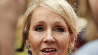 JK Rowling shared screenshots to Twitter of a message from a user who said she was next. PA/file