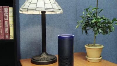 The Amazon Echo speaker. A forecast from Global Market Insights expects AI voice assistants to be worth US$11 billion by 2024. Mark Lennihan / AP Photo