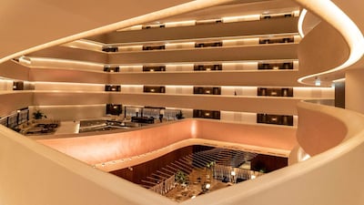 The newly opened Abu Dhabi Edition in Al Bateen makes a statement from the lobby right the way through the 198-room property. Antonie Robertson / The National