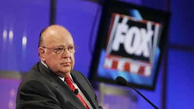 Roger Ailes attends a panel discussion at the Television Critics Association summer press tour in Pasadena, California, on July 24, 2006. Fred Prouser / Reuters