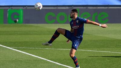 =12) Rafa Mir (Huesca) eight goals in 28 appearances. AFP
