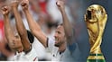 England midfielder Jude Bellingham, left, with striker Harry Kane, who are set to face Argentina in the semi-finals. AFP