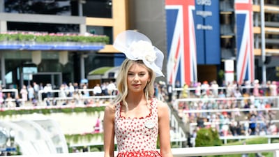 British TV actress Georgia Toffolo at the event. Getty Images