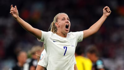 Beth Mead played as part of the winning team during the UEFA Women's Euro 2022 tournament. Martin Rickett/PA Wire.