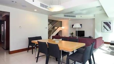 A four-bedroom apartment in the World Trade Centre Residence, Dubai. Courtesy Better Homes