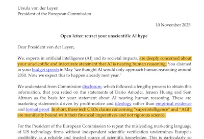 The Irish Council for Civil Liberties accused EU Commission President Ursula von der Leyen of using unverified comments from technology executives to inform her opinion on investment, policy and regulation.