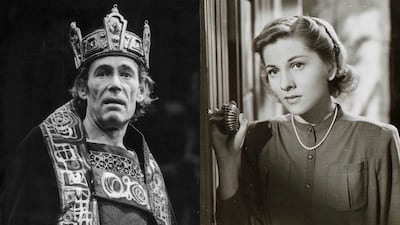 Sleep No More is based on Shakespeare's Macbeth, left, but to the author it is also reminiscent of Hitchcock's Rebecca. Getty Images; United Artists