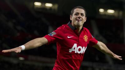 Manchester United's Javier Hernandez is flying in to join Real Madrid. AP Photo