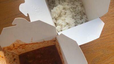 Ms Hope says the food is tasteless and lukewarm.