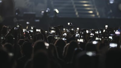 One Direction took to the stage more than an hour after the expected 8pm start. Sarah Dea / The National