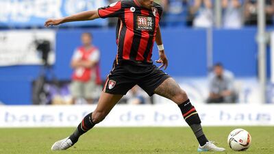 Tyrone Mings of Bournemouth controls the ball during the friendly match against 1899 Hoffenheim. Daniel Kopatsch / Getty Images