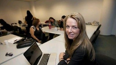 Lynne Zarbhanelian recently became the managing director for learnpurple UAE, a talent management consultancy. Jaime Puebla / The National