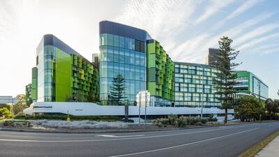 Perth Children's hospital in Middle Swan, where Cassius was admitted in critical condition. Photo: Wikipedia