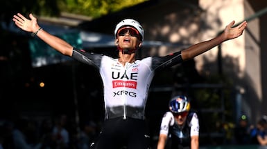 UAE Team Emirates rider Isaac del Toro secured 18 victories last season. Getty Images