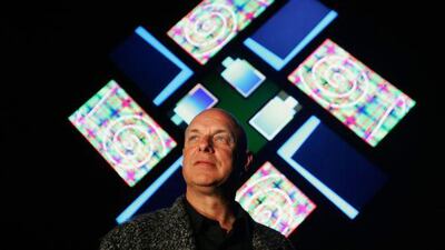Brian Eno has been making ambient music and art since the 1970s. Sergio Dionisio / Getty Images