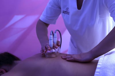 State-of-the-art health treatment at Chenot Palace Health Wellness Hotel. Courtesy Chenot Palace Health Wellness Hotel