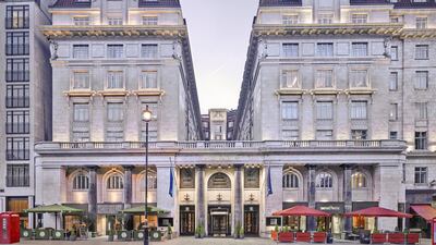 The Sheraton Grand London Park Lane. Courtesy Sheraton Grand Hotel Park Lane