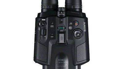 Sony began selling these binoculars in the UAE last month. Courtesy Sony
