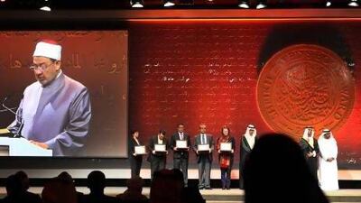 The winners of the seventh annual Zayed Book Award received their accolades at a glittering ceremony in the capital last night. Delores Johnson / The National