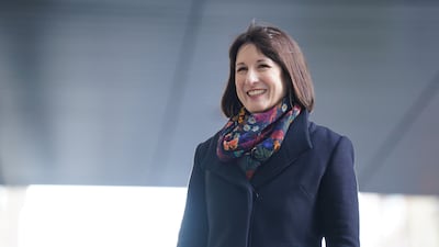 Shadow chancellor Rachel Reeves, who wants to be a champion of the financial services sector as she bids to drive up economic growth. PA