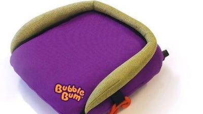 The Bubblebum booster seat.