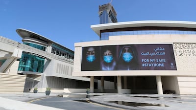 Residents across Dubai are urged to stay home amid the coronavirus pandemic. Chris Whiteoak / The National