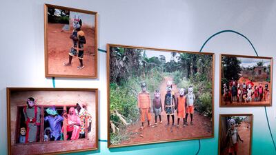 Kids Mascarade by Pascale Marthine Tayou