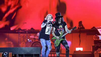Guns N’ Roses closed out the Abu Dhabi Grand Prix weekend.