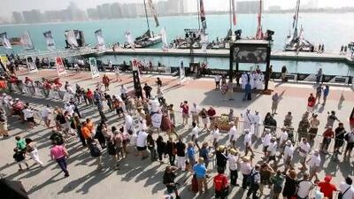 Daily activities included sailing lessons for children, live music and competitions.