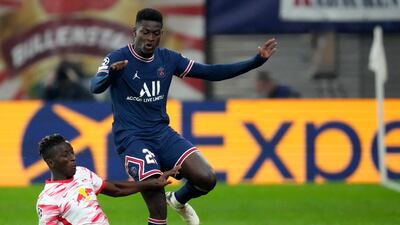 SUBS: Amadou Haidara – (On for Orban 46’) 6: Had early chance to punish slack PSG passing but failed to supply easy ball with teammates threatening to get clear on goal. Tried to drive team forward from midfield and fired one shot over bar. AP