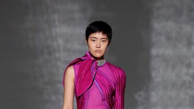 Givenchy 2019 spring/summer Haute Couture collection fashion show in Paris. AFP