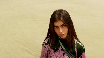 Dress with detachable sleeves, Dh6,060, Johanna Ortiz