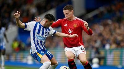 Scott McTominay (on for Fernandes, ’79) - N/A; Antony (on for Amad, ‘90) - N/A: At fault in the build-up to Brighton’s winner. N/A. Reuters