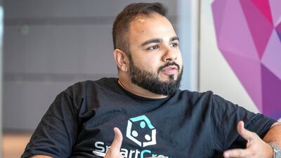 Siddiq Farid is the chief executive and co-founder of Smart Crowd, which he set up after struggling to invest in property in the UK. Antonie Robertson/The National .