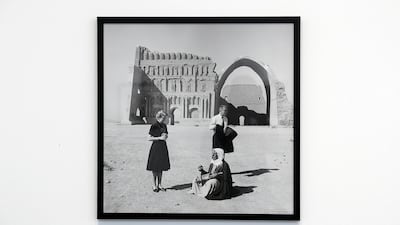 A work by Latif Al Ani that was on display at Sharjah Art Foundation. Pawan Singh / The National