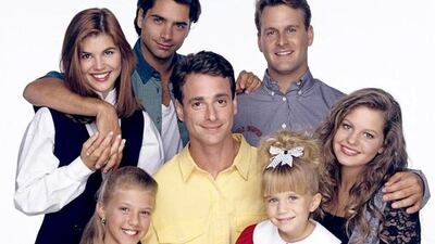 The cast of the television show Full House, which will be back on Netflix soon. ABC