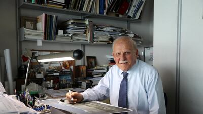 Egyptian architect Maher Megallaa is responsible for designing dozens of Abu Dhabi's towers, mosques and palaces. Chris Whiteoak / The National