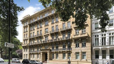 An exterior view at Hyde Park Place. Courtesy Berkshire Hathaway HomeServices London