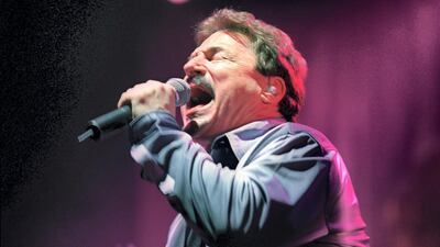 Singer Bobby Kimball says he is happiest when he is on stage. AFP PHOTO PIERRE-FRANCK COLOMBIER / AFP PHOTO / PIERRE-FRANCK COLOMBIER