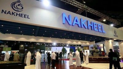 Handing over properties helped the Dubai developer Nakheel to post a profit in the first quarter, reversing losses suffered in the same period last year. Satish Kumar / The National