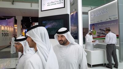 Recruiters had a busy final day at Tawdheef, the recruitment fair for UAE nationals, at Adnec. Delores Johnson / The National