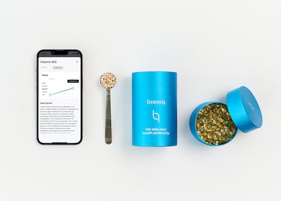Personalised nutrition and supplements are highly sought after. Photo: Bioniq