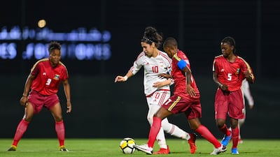 UAE women’s football team player Nouf Al Anzi. Photo: UAE FA