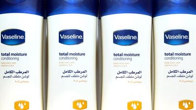 Vaseline lotion is one of the products made by Unilever. Jeff Topping / The National