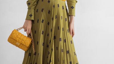 Elham Abdulkareem stars in and styles the new Purificación Garcia lookbook. Courtesy Purificación Garcia