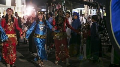 Abu Dhabi Tourism and Culture Authority, which is also taking part in the festival, organised a traditional crafts corner, henna, souq, falconry, a photo gallery and traditional performances.