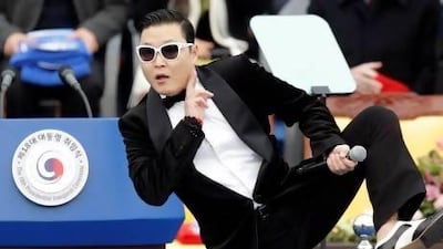 South Korean rapper Psy to unveil a new song in April. Lee Jin-man / AP Photo