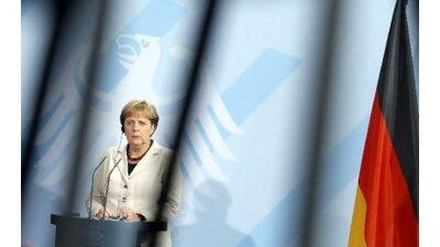 The German chancellor, Angela Merkel, has been criticised for her foreign policy.