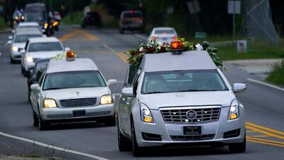 The funeral procession for Rayshard Brooks. Reuters